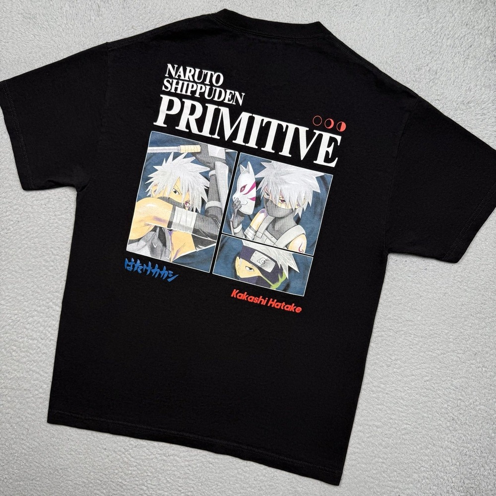 Primitive x Naruto Shippuden Kakashi Hatake T-shirt